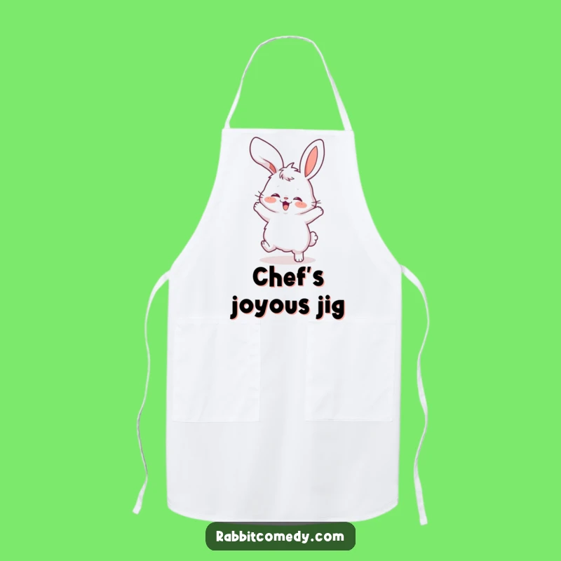Funny Rabbit Dance Apron: Cook Up Laughs with this Hilarious Floppy Ear Design