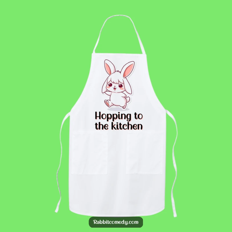 Funny Rabbit Apron: Floppy Ears Chef Hop - Cute Kitchen Fun & Funny Gift!