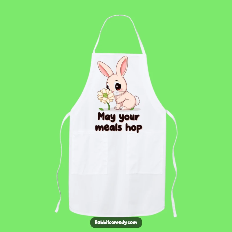 Funny Rabbit Clover Apron: Charming & Hilarious Kitchen Gift for Cooks