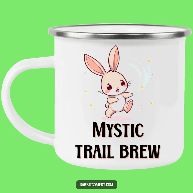 Funny Rabbit Enchanted Mug: Whimsical Outdoor Companion