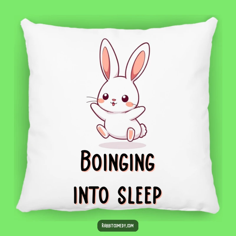Funny Kawaii Rabbit Boinging Pillow - Comfy Cute Bunny, Gift