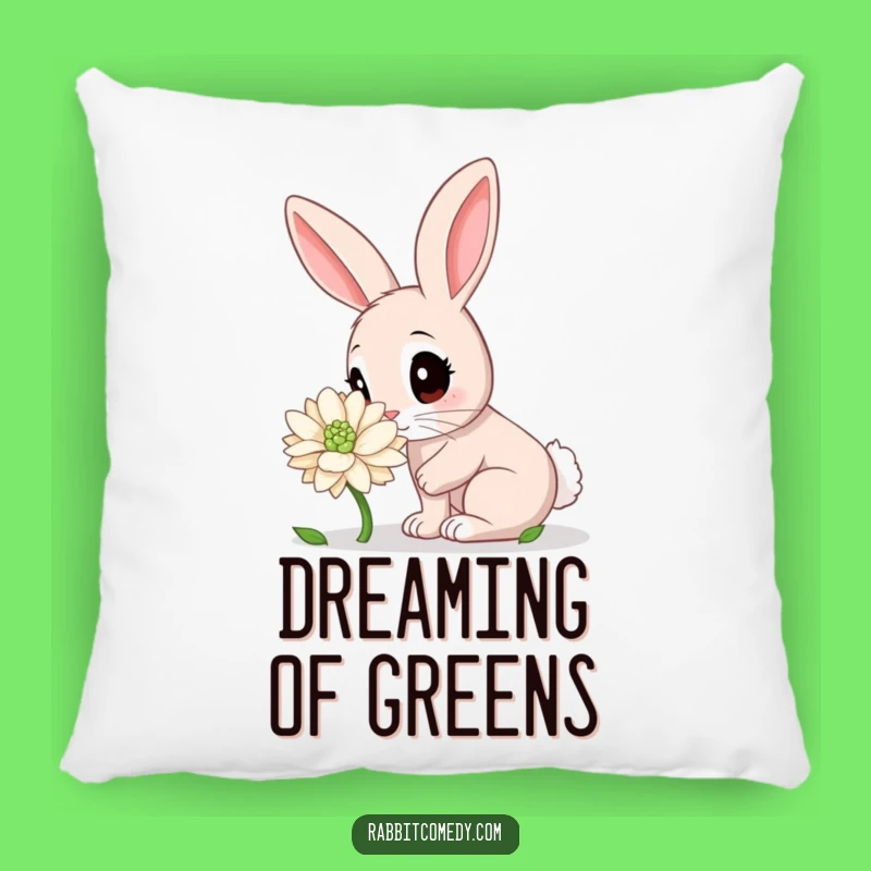 Funny Rabbit Clover Pillow: Soft & Cozy Cute Rabbit Gift for Comfort