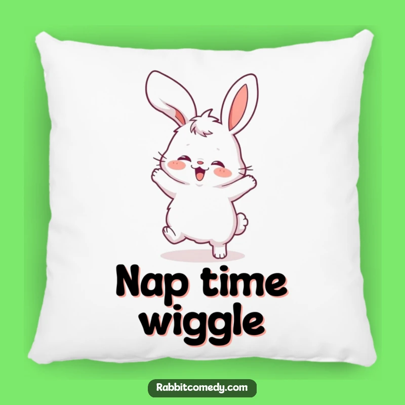 Funny Rabbit Dance Pillow: Cozy Comfort with a Hilarious Floppy Ear Character