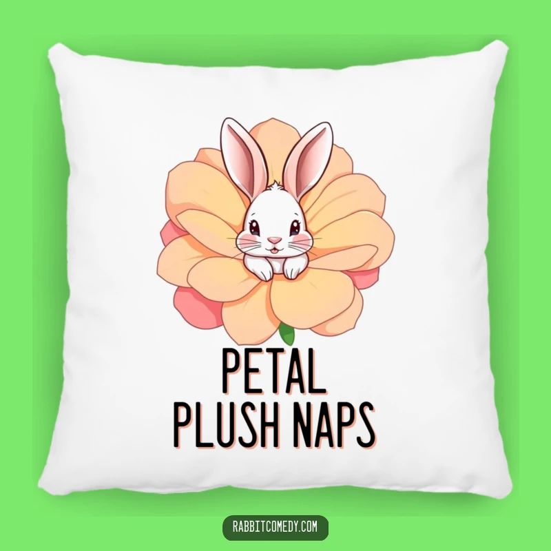 Funny Rabbit Flower Pillow: Cuddle Up with Cute Surprise