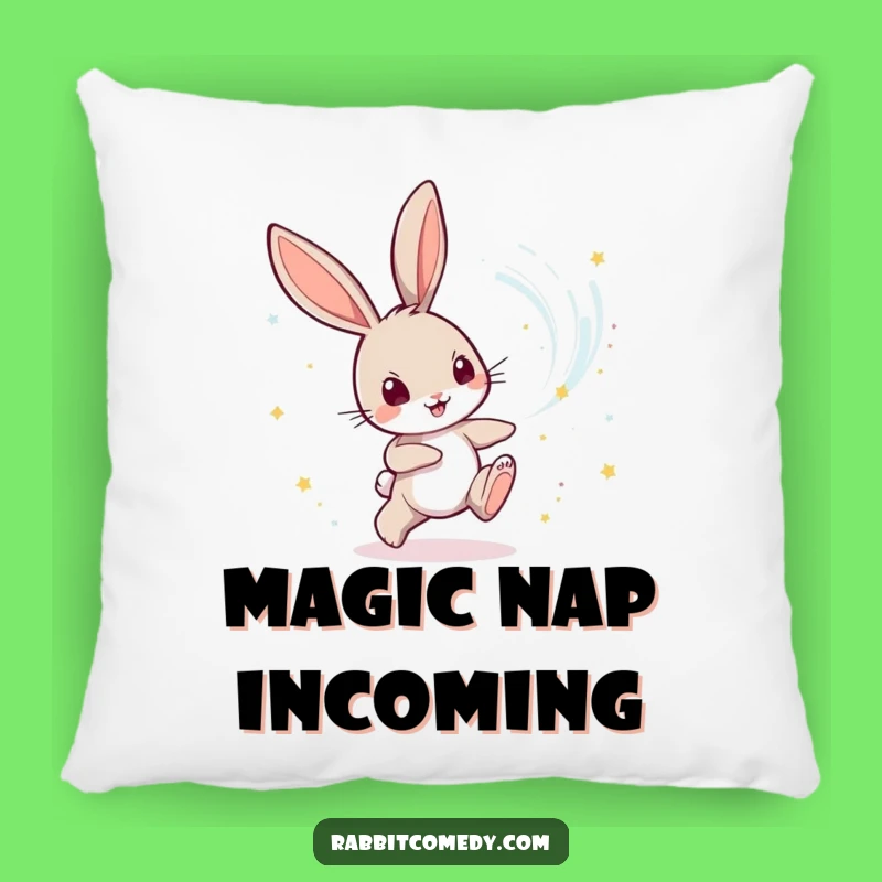 Funny Rabbit Magic Dream Pillow: Cozy Whimsical Home Decor
