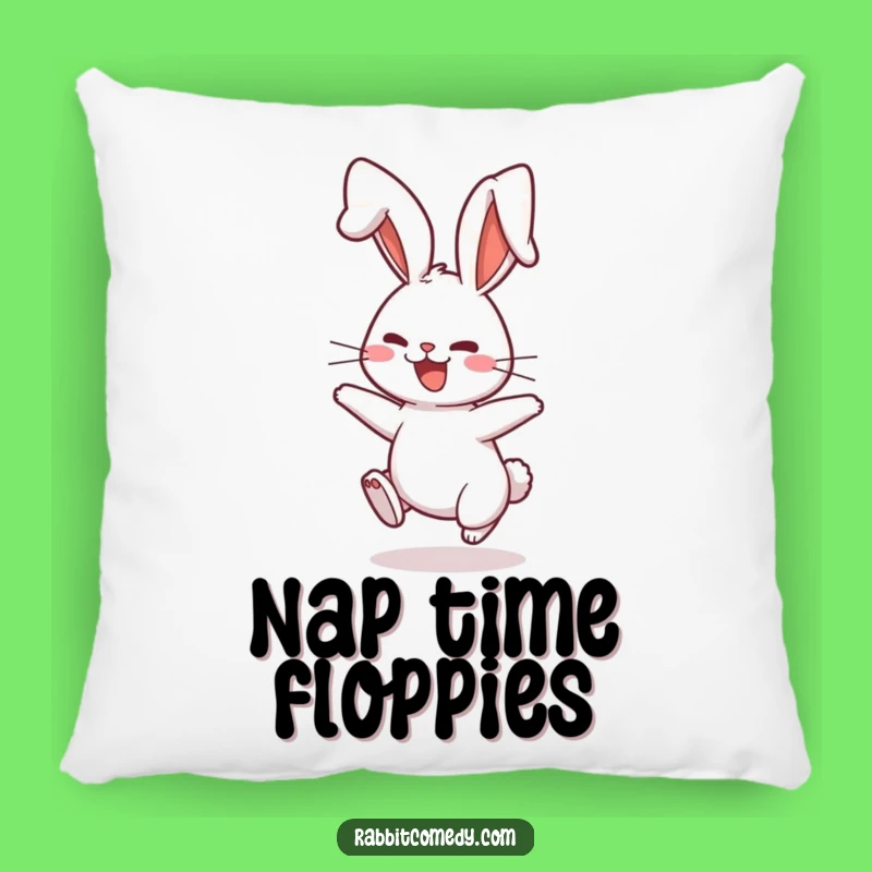 Funny Playful Rabbit Bounce Pillow: Soft Comfort with Comical Floppy Ear Charm