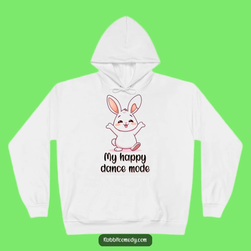Funny Rabbit Hoodie, Cozy Wiggly Ear Sweatshirt for Hilarious Gift