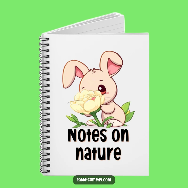 Funny Rabbit Clover Notebook: Capture Your Thoughts with Curious Charm