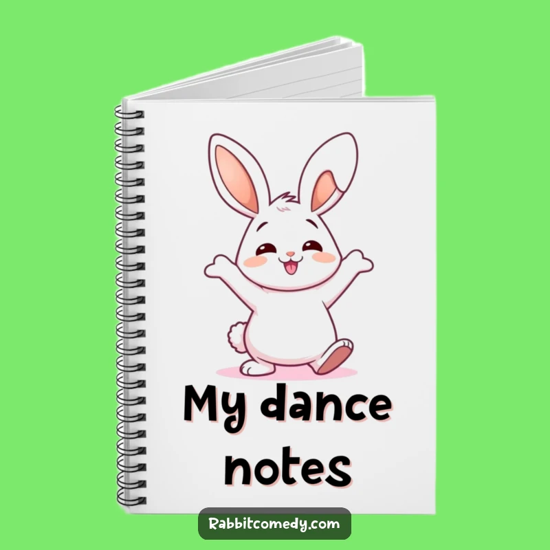 Funny Rabbit Notebook, Wiggly Ear Journal for Creative Gift