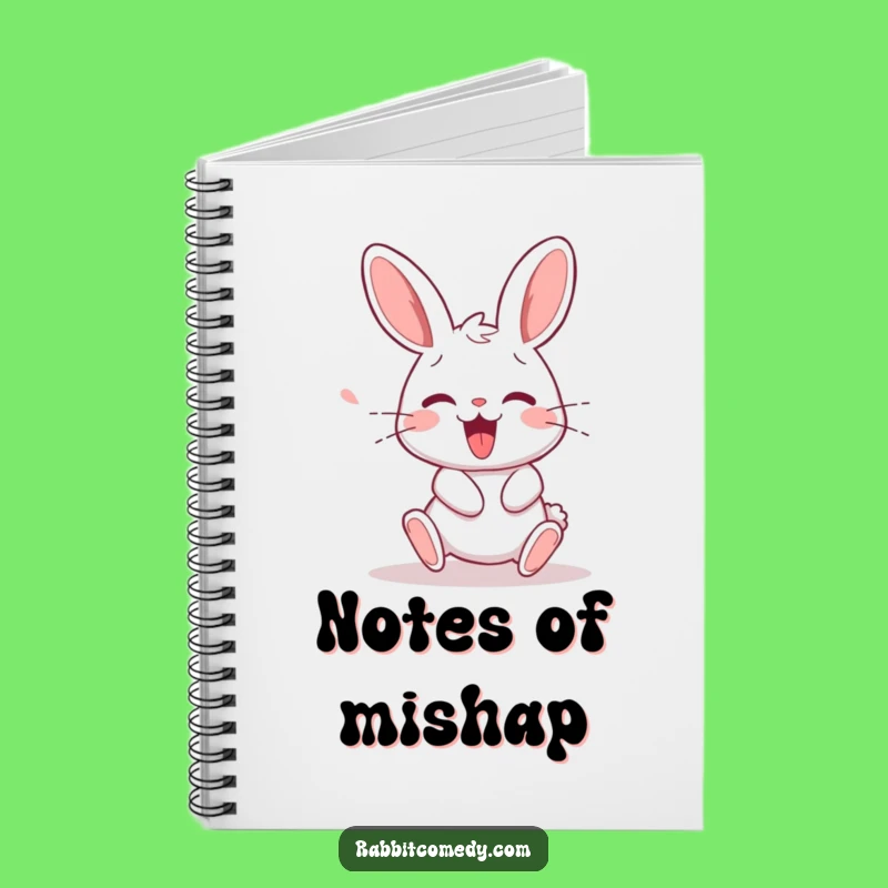 Funny Rabbit Stumble Notebook: Jot Down Ideas with Humorous Grace