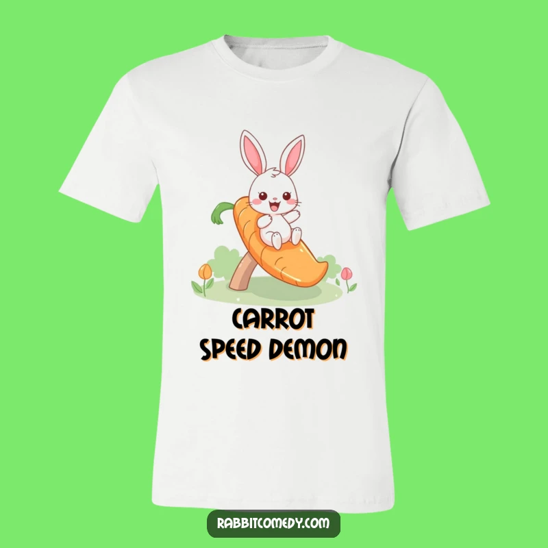 Funny Giddy Rabbit Carrot Slide T-Shirt: Hilarious Apparel and Perfect Gift
