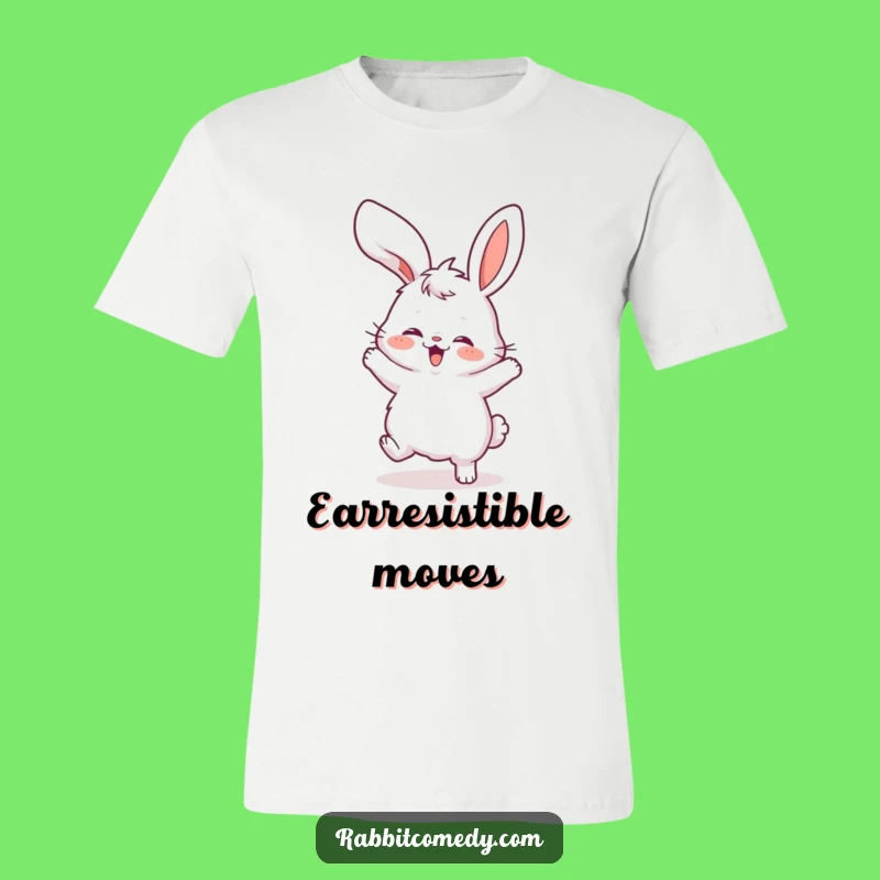 Funny Rabbit Dance T-Shirt: Hilarious Floppy Ears Tee for Ultimate Comfort and Laughs
