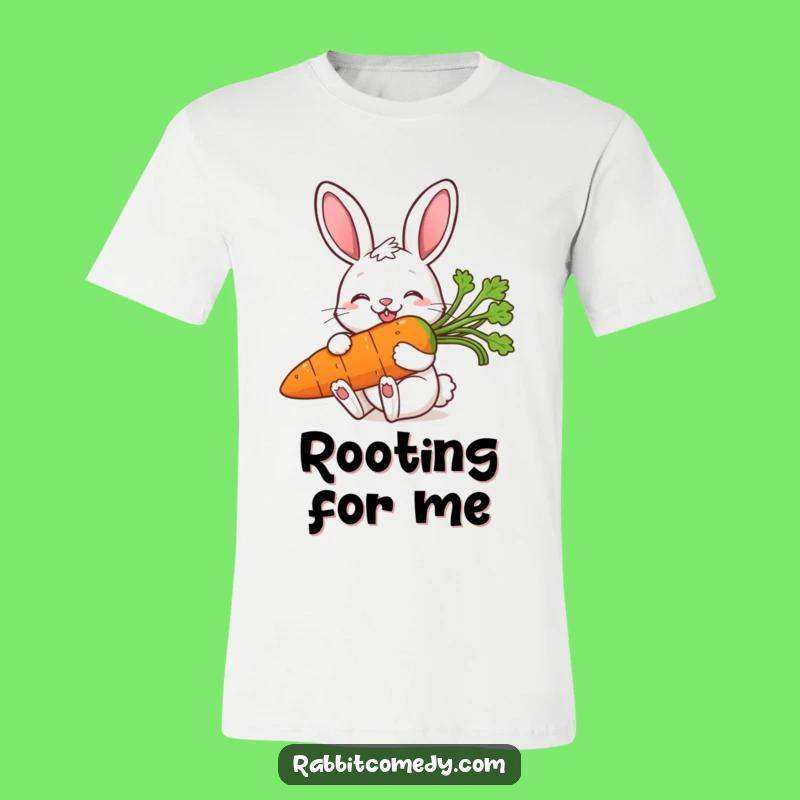 Funny Rabbit Nibbling Carrot T-Shirt: A Hilarious Tee for Bunny Fans, Amazing Funny Gift