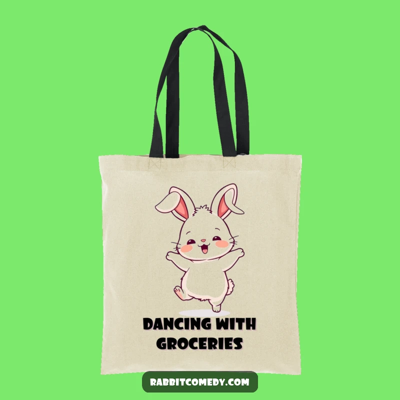Funny Silly Rabbit Dance Tote: Hilarious Bag for Fun Errands
